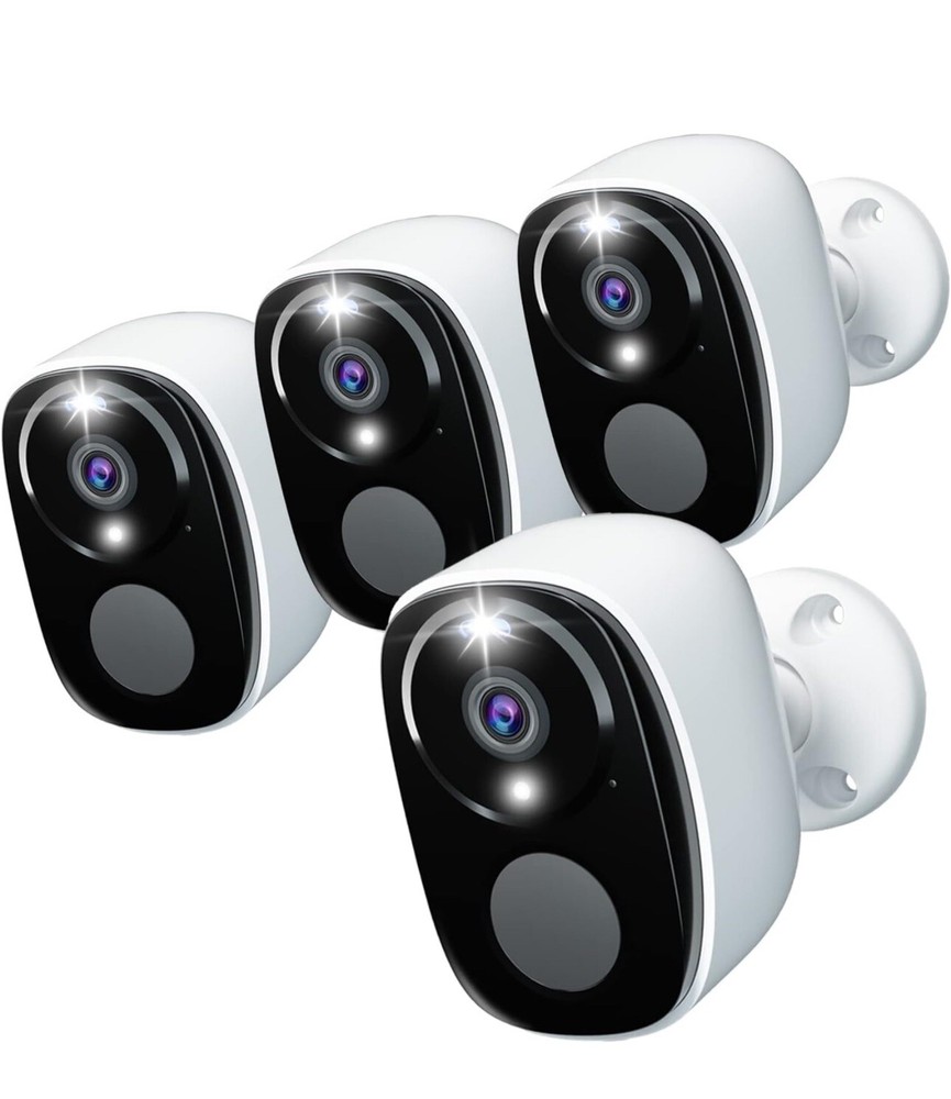 4pack Security Cameras Wireless 2K