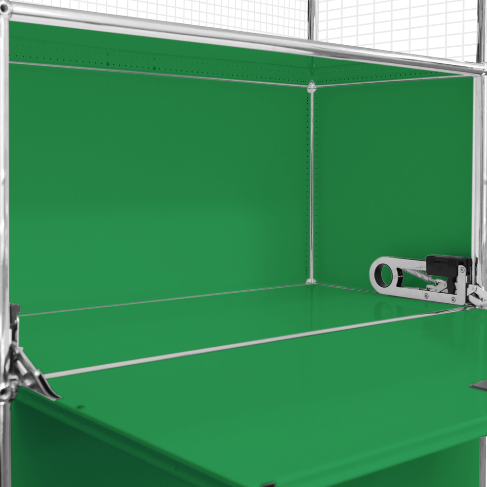 Classic USM Haller Style Compact Nightstand Open Shelf Side Table Bedside Table