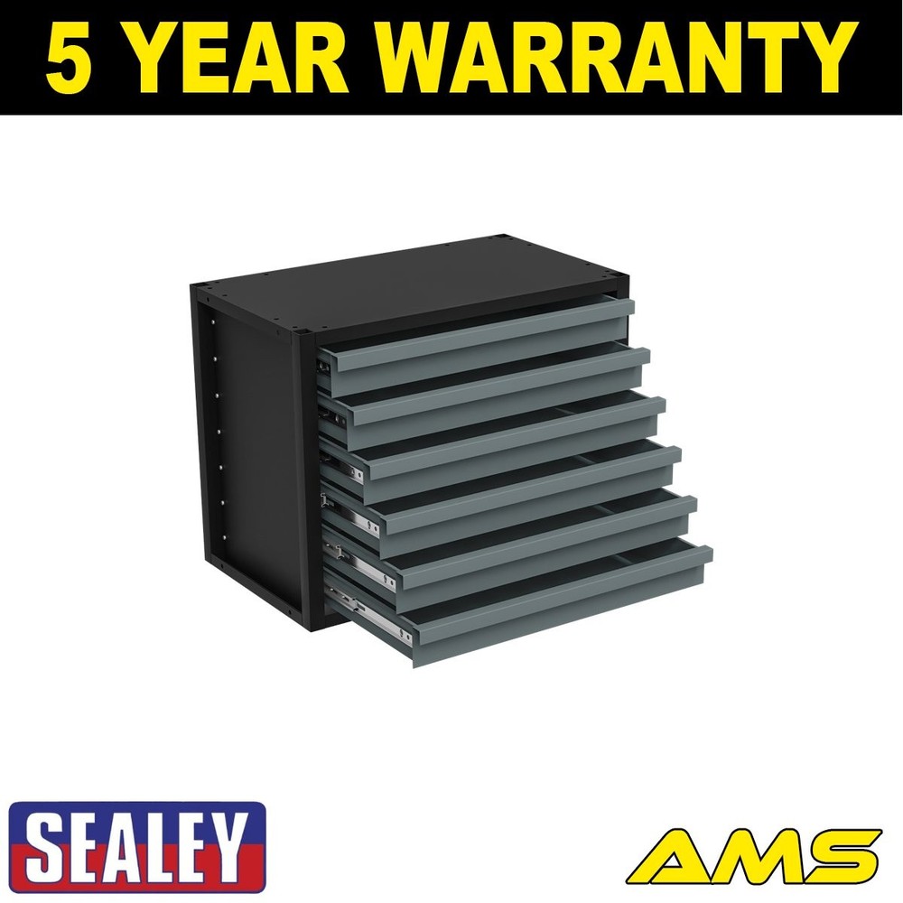Sealey Modular Storage Mid Unit 6 Drawer 580mm APMRM1
