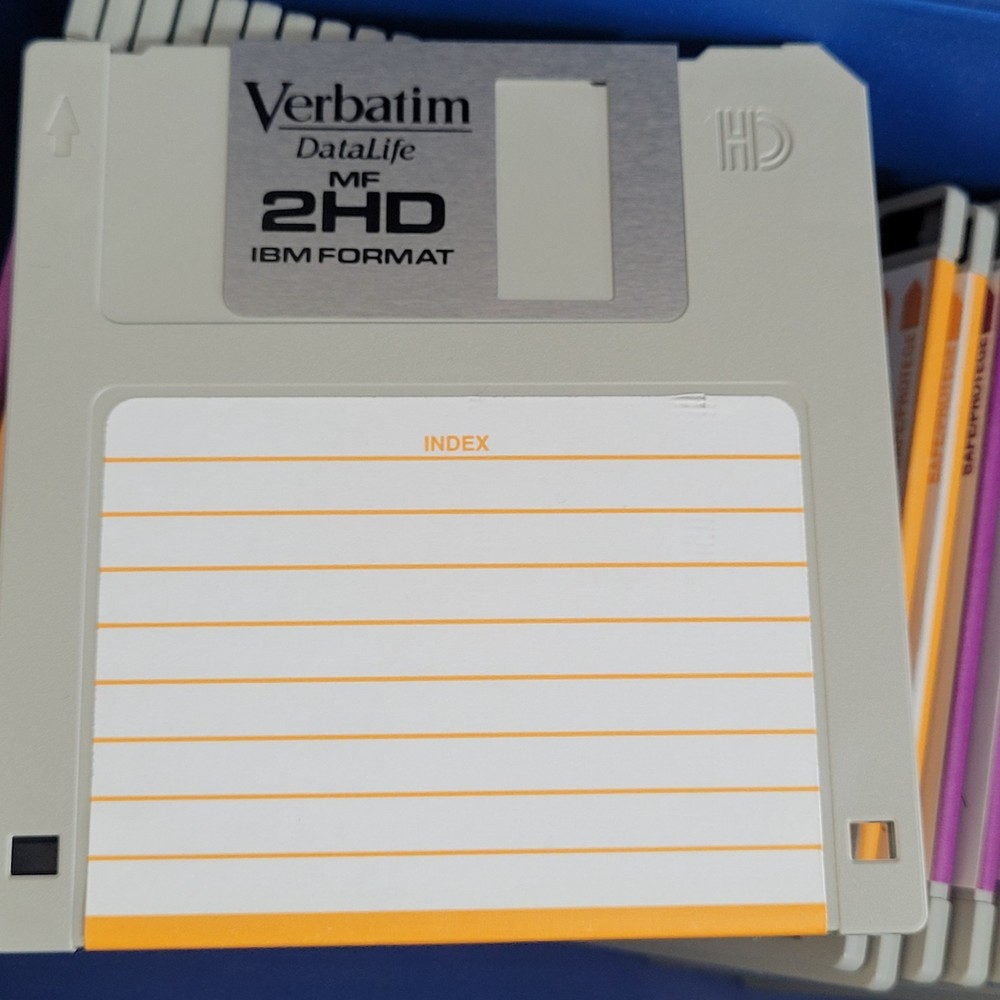 43 Verbatim Datalife MF 2HD IBM Format Discs