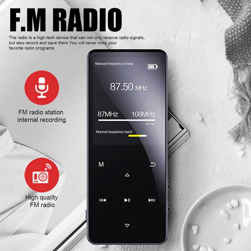 5.0 Bluetooth Lossless Music Audio Recorder Support Quick Charge Technology