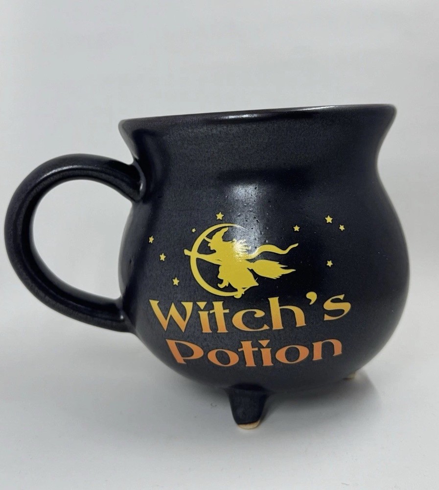 Pacific Giftware Witch's Potion Cauldron Ceramic Porcelain Mug Bowl