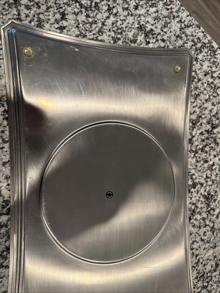 Stainless Steel Tray Serving Rectangular Silver