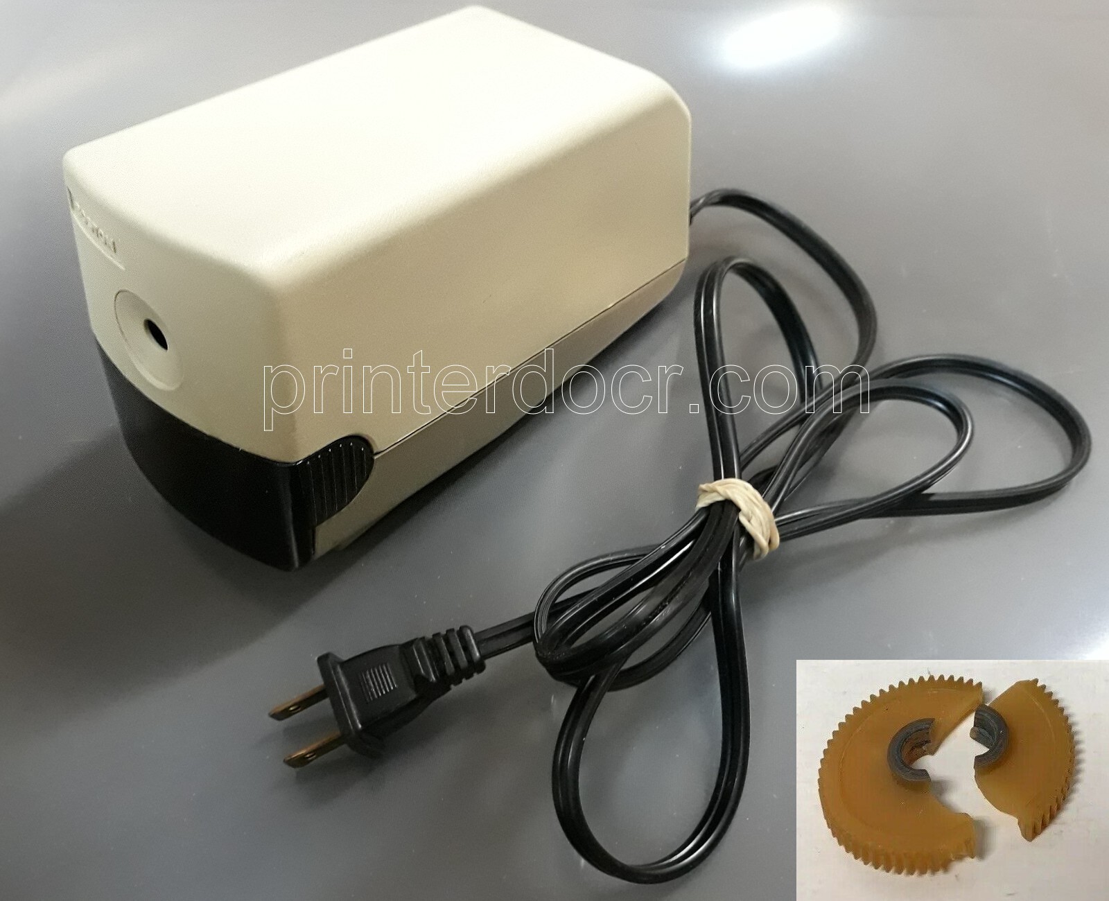 Improved Nylon gear replacement Hunt Boston model 18 / 19 pencil sharpener 296A