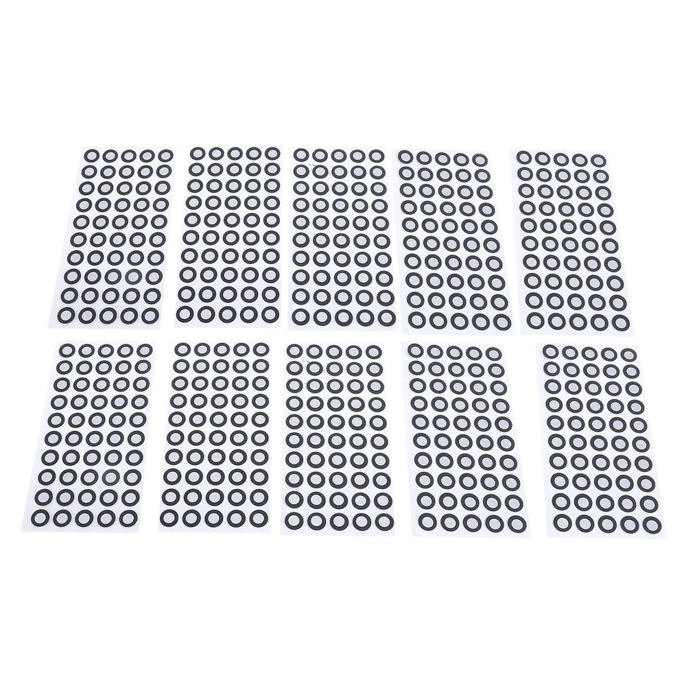 500Pcs Scanning Marker 6mm ID 10mm OD Reference Point Diffuse Reflection Part