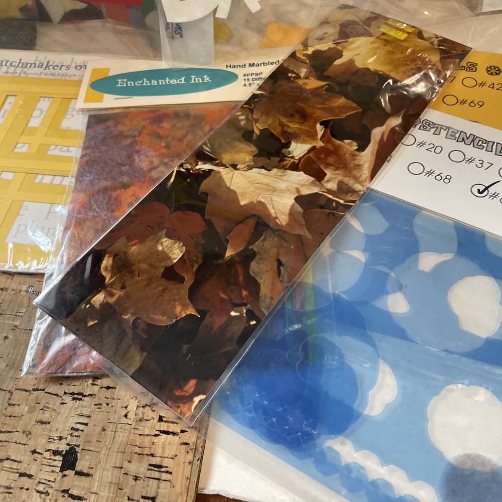 Assorted Crafting Lot Die Cuts Stencils
