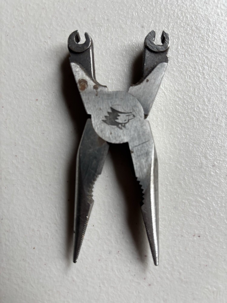 Wolf Multi-Pliers, Wire Cutter & Belt Loop Holder with smaller blue Multi-pliers