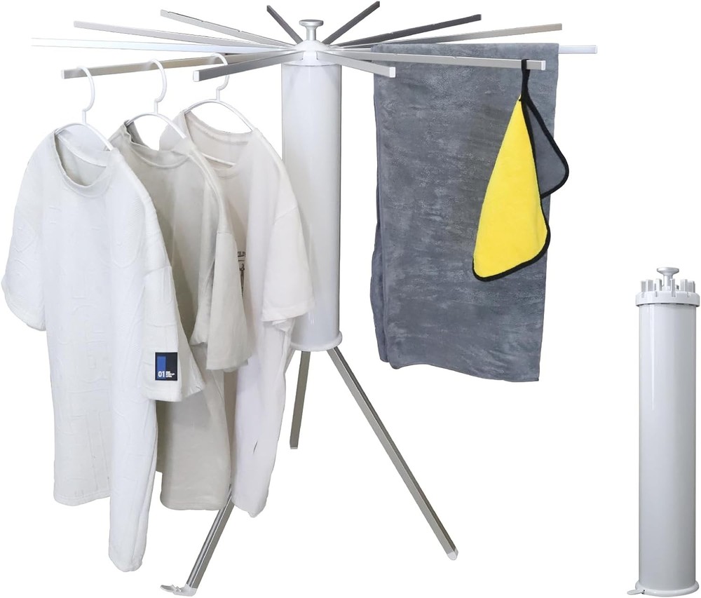 Clothes Drying Rack Tripod,Laundry Hanger Dryer Rack,Portable Drying