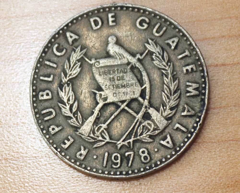 1978 Guatemala 25 Centavos