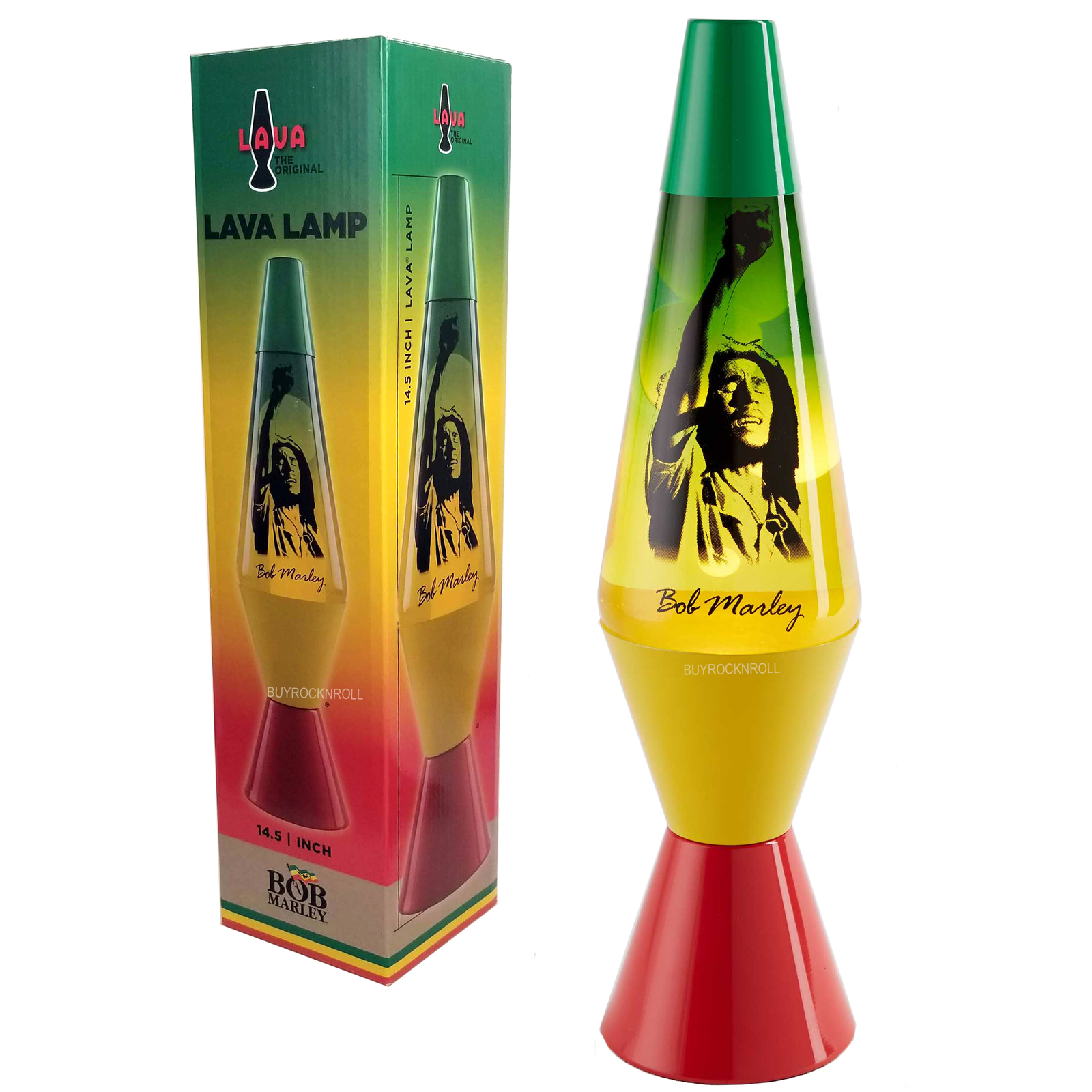 Bob Marley Collectible 2017 The Original Lava Fist Raised Rasta Power Lamp