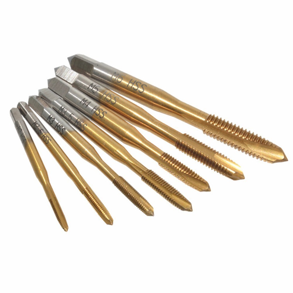 Versatile M2 M6 Thread Tapping Tools Set for Industrial and Workshop Use