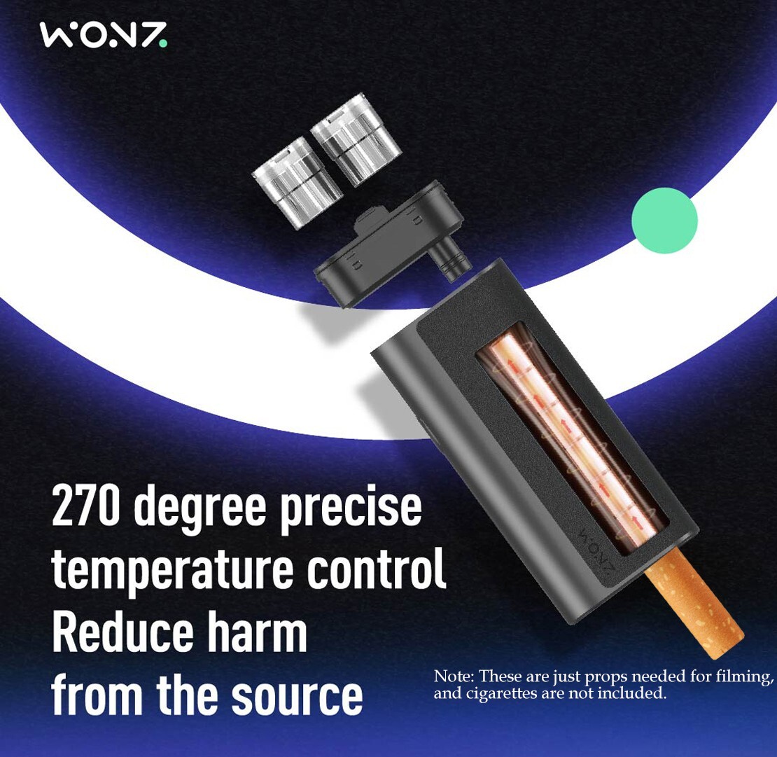 WONZ L1 Cigarette Filter ,Heated Tobacco Device,Minimizes Secondhand Smoke Risks