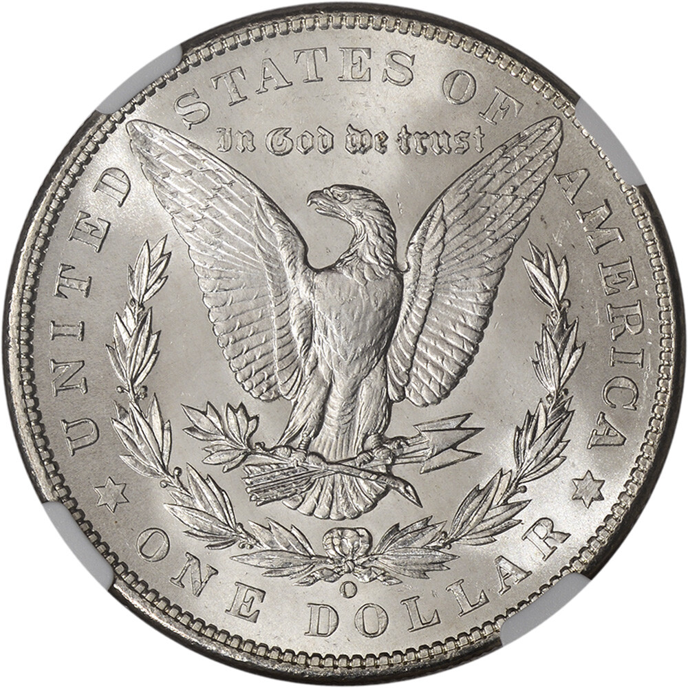 1902 O US Morgan Silver Dollar $1 - NGC Brilliant Uncirculated