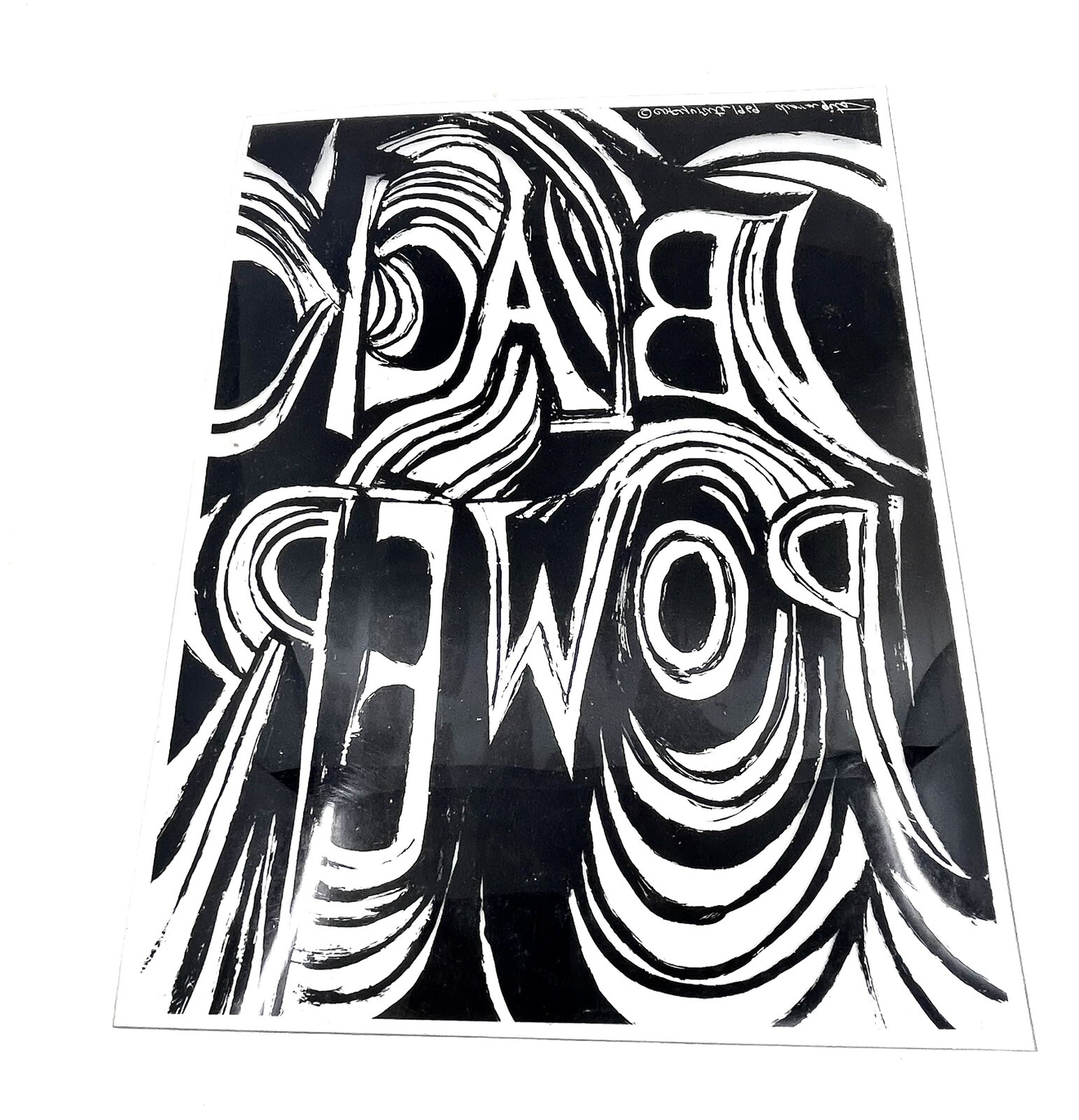 RARE 1969 BLACK POWER-Civil Rights-HISTORICAL -Early BLM-Vtg SIGNED POSTER/Sign