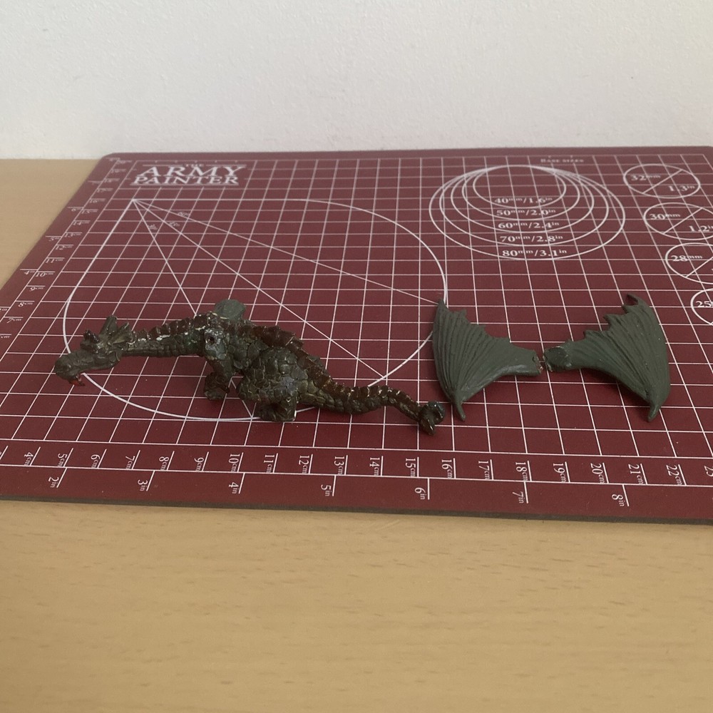Vintage Dragon Large Metal Miniature