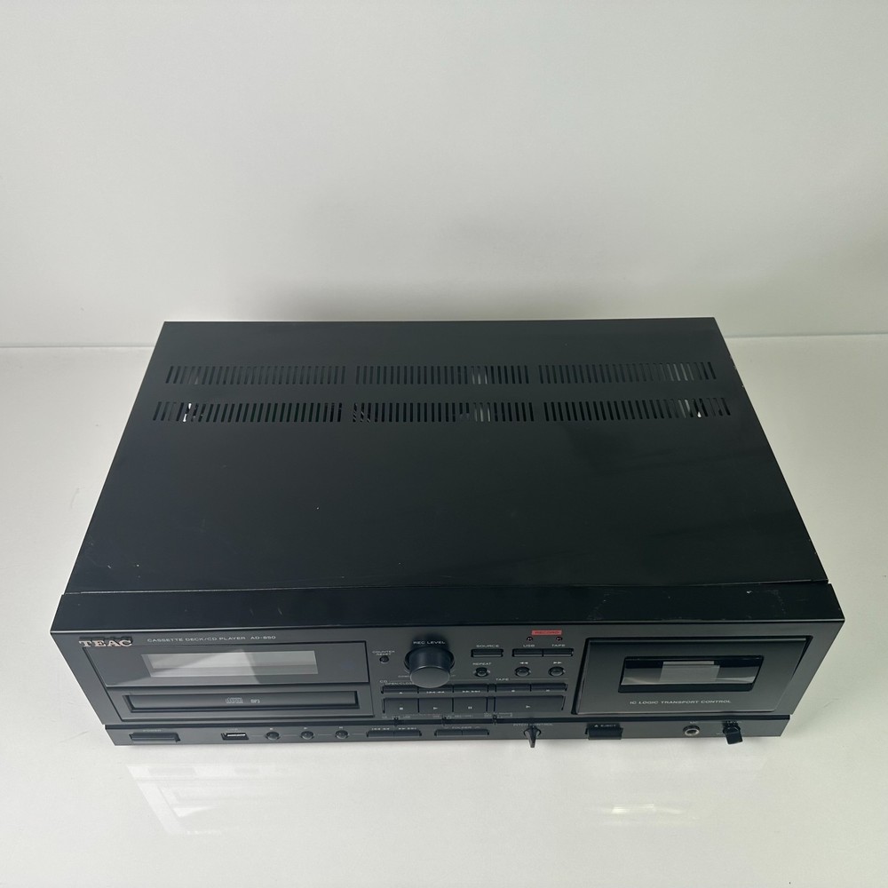 TEAC AD-850 Cassette Deck CD Player USB Memory Recording & Playing; AS-IS
