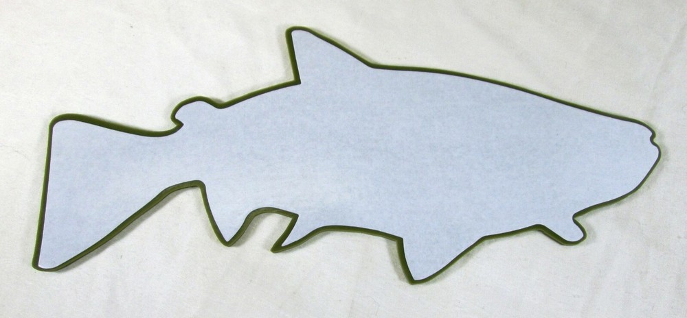 Silicon "Trout-Shaped" Boat Patch