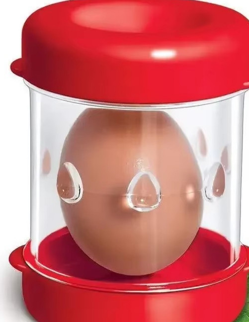 Negg Red Boiled Egg Peeler – Easy Egg Shell Remover Kitchen Tool