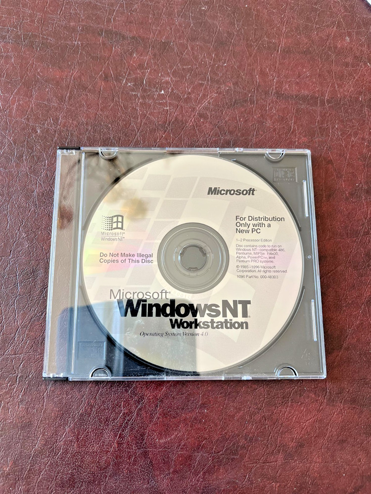 Microsoft Windows NT Workstation 4.0 CD