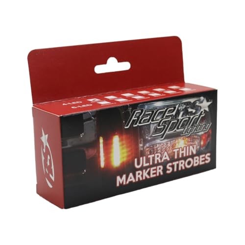 Lighting RS70016W-A Switching 6-LED Ultra Slim Flush Mount 19-Flash Pattern
