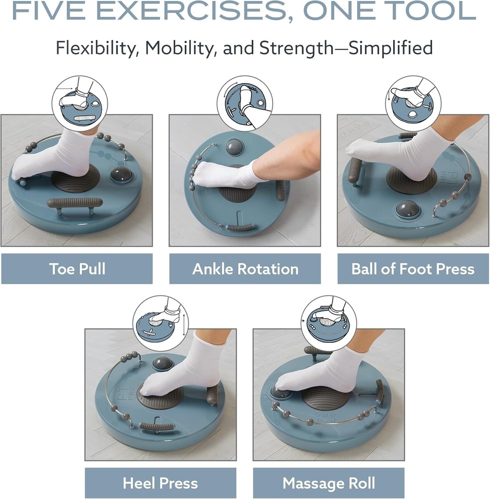 5-in-1 Foot & Ankle Trainer - Exerciser, Stretcher & Flexibility Device