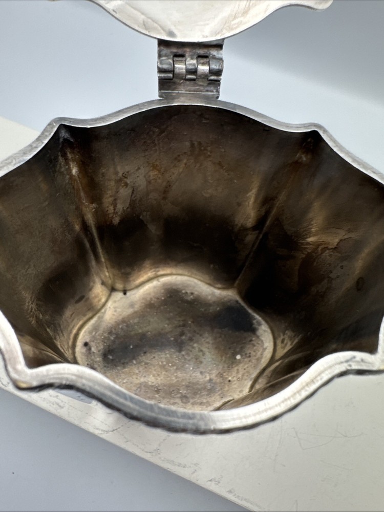 1966 C.C.N.C. Trophy Silver Plate Metal Tea Caddy By IFS Israel Freeman & Son