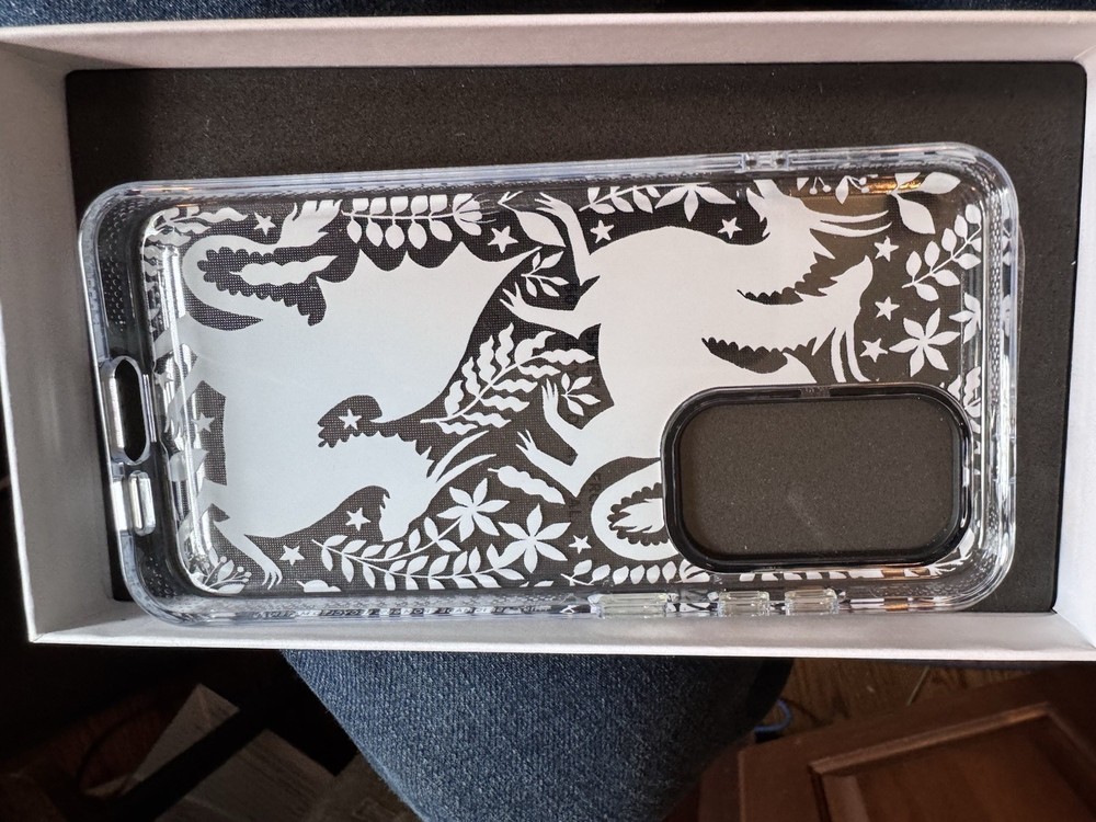 CASETiFY Clear Galaxy S24+ Case - Red Dragon Mythical Magic - Clear