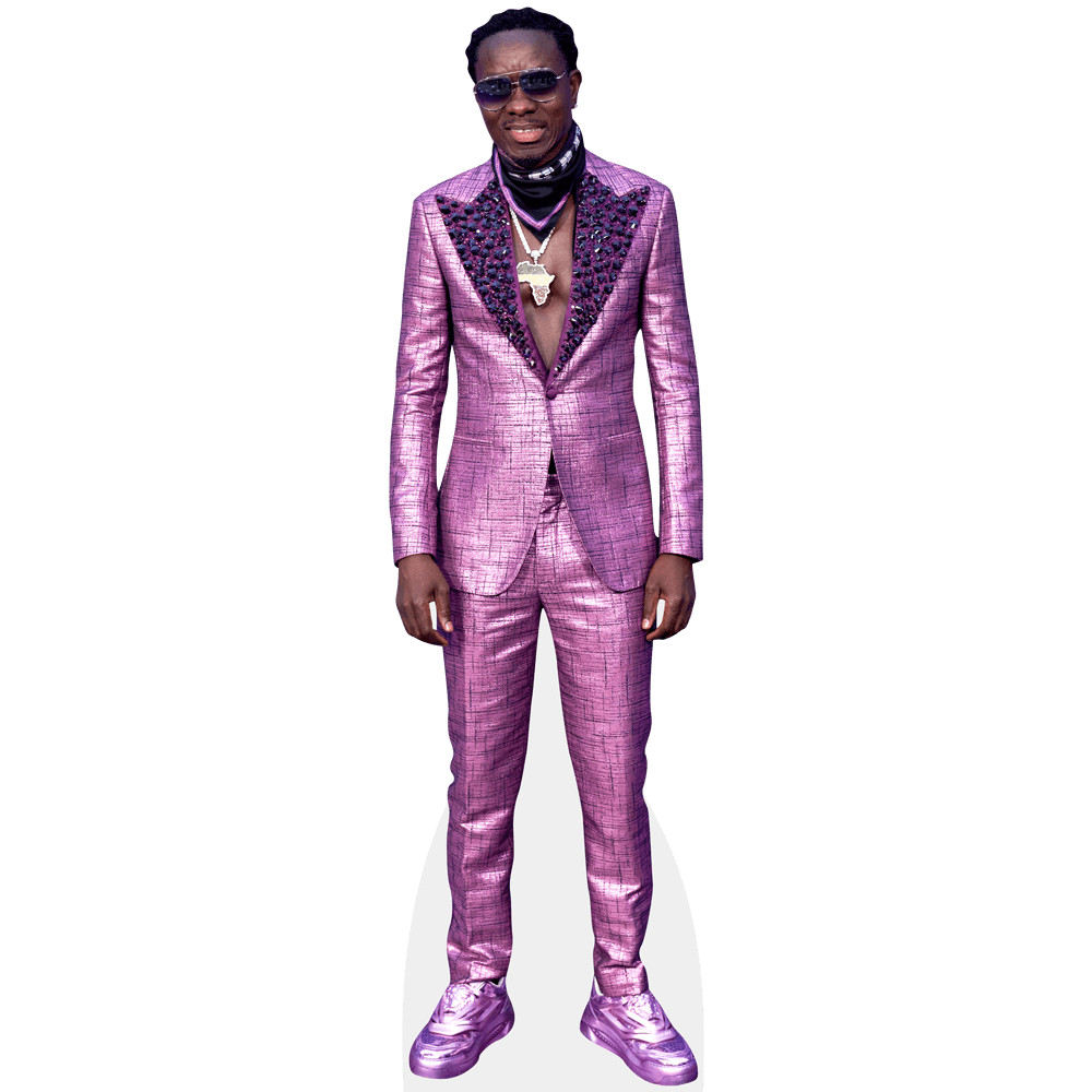 Michael Blackson (Purple Suit) Mini Size Cutout