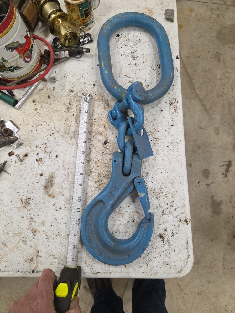 Carter 5/8 Hook With O Ring And Chain Hammer Locking Coupler.