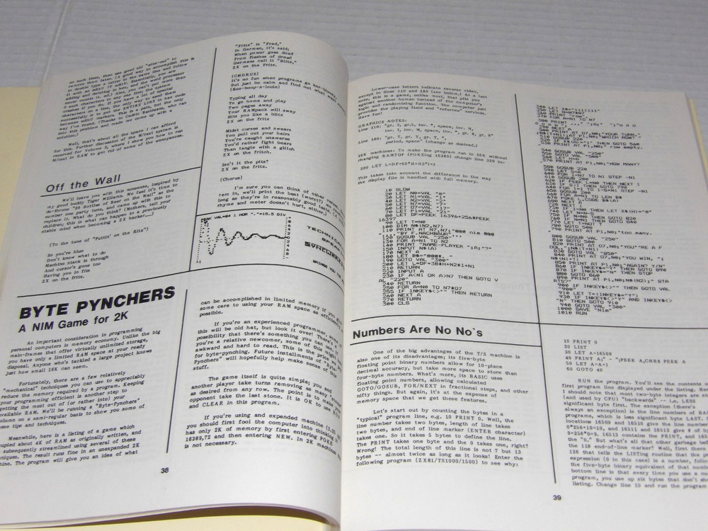 Syncware News Volume 1 Complete Timex-Sinclair Technical Journal 1983-1984