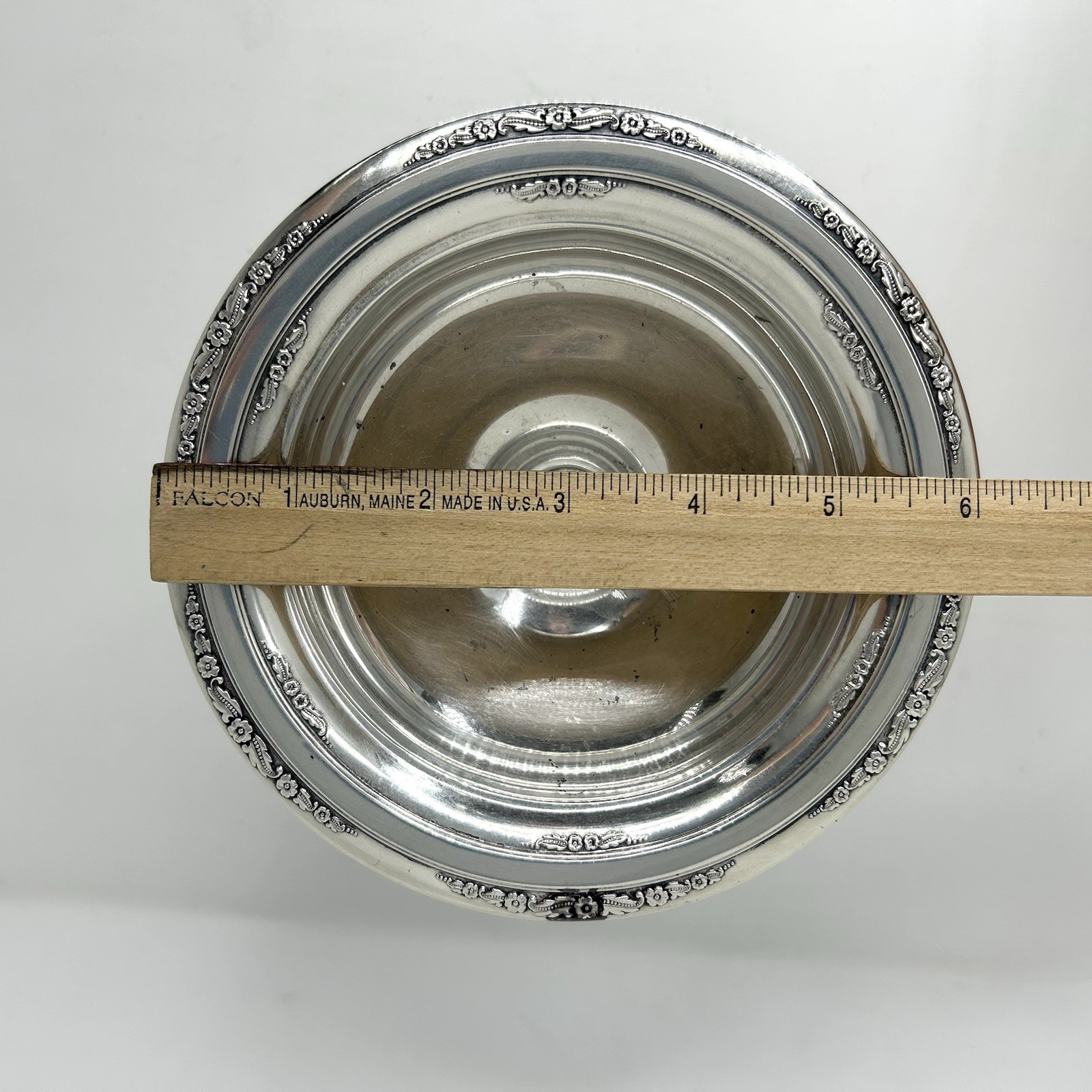 International Silver Courtship T200 Sterling Silver 6 Inch Compote Candy Dish