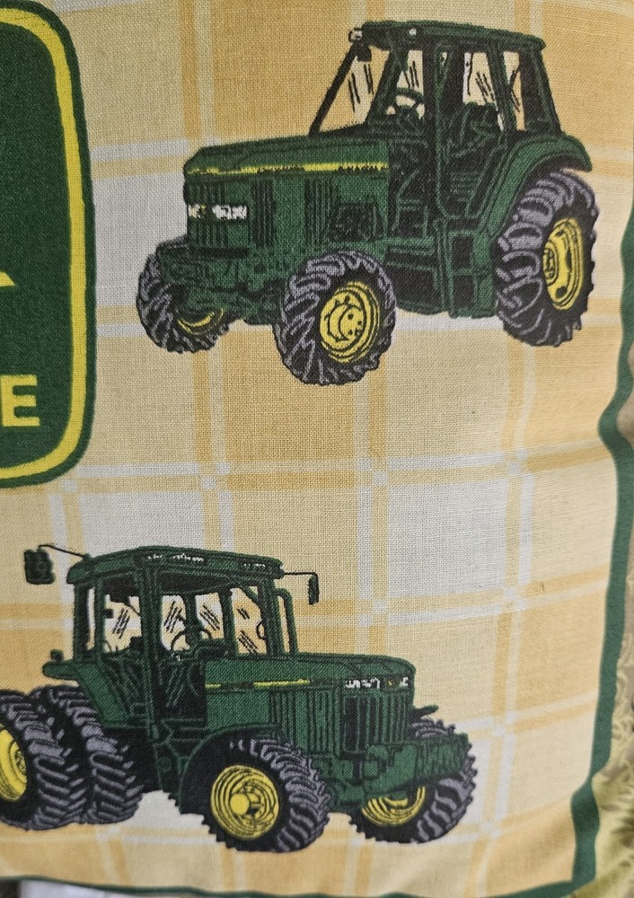 Vintage Style John Deere 15" Square Pillow.