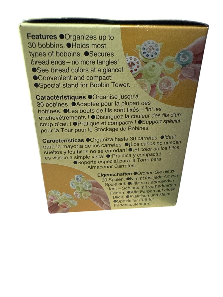 Clover Stack 'n Store Bobbin Tower Sewing Thread Bobbin Organizer 9508 NEW