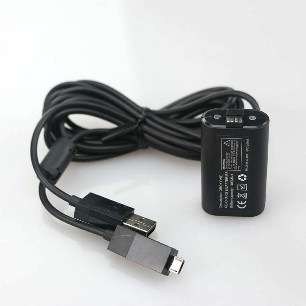 Rechargeable Battery&USB Charging Cable for X box One/S Slim Wireless Controller