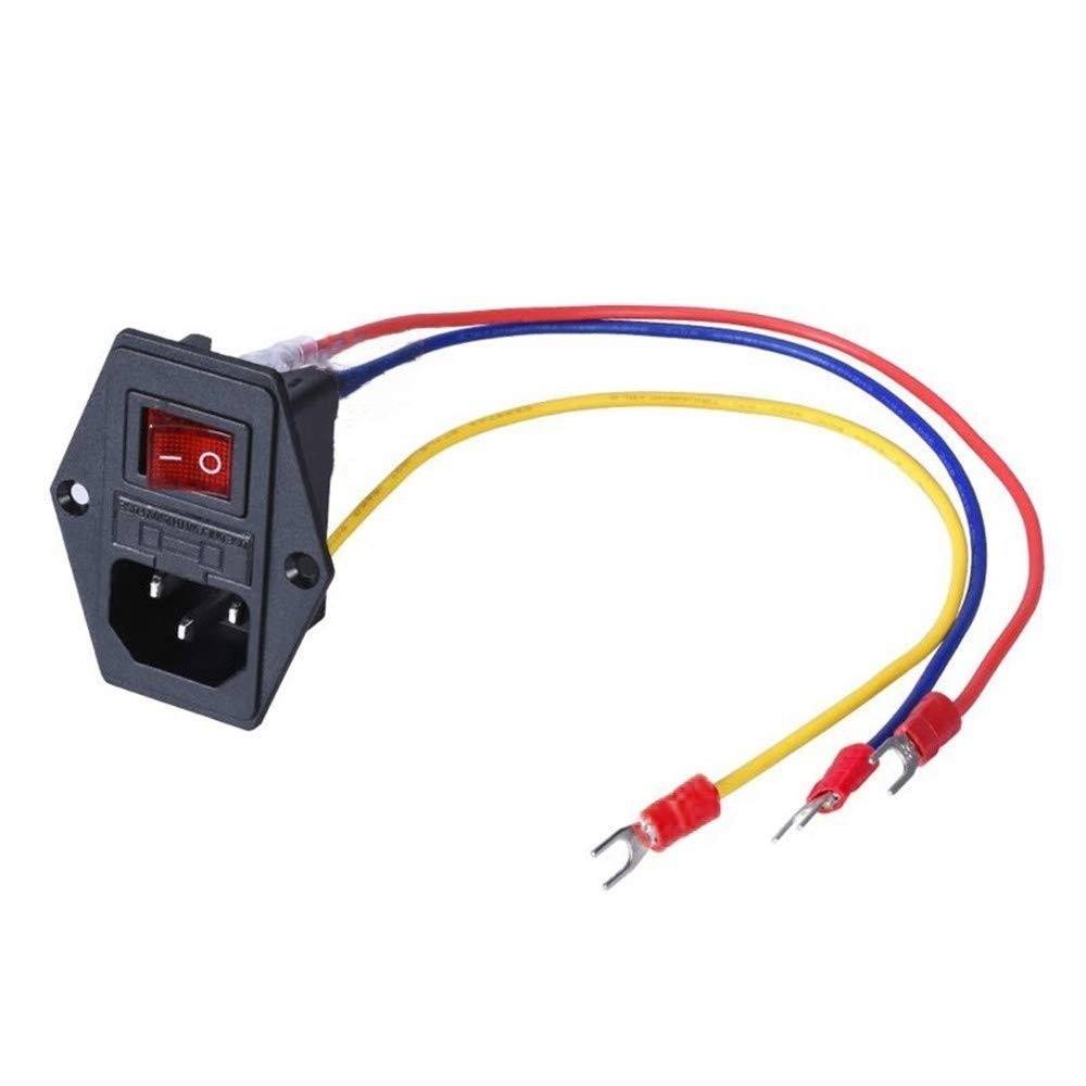 Compact 15A Rocker Switch Socket with 10A Fuse - Safe Power Control Solution