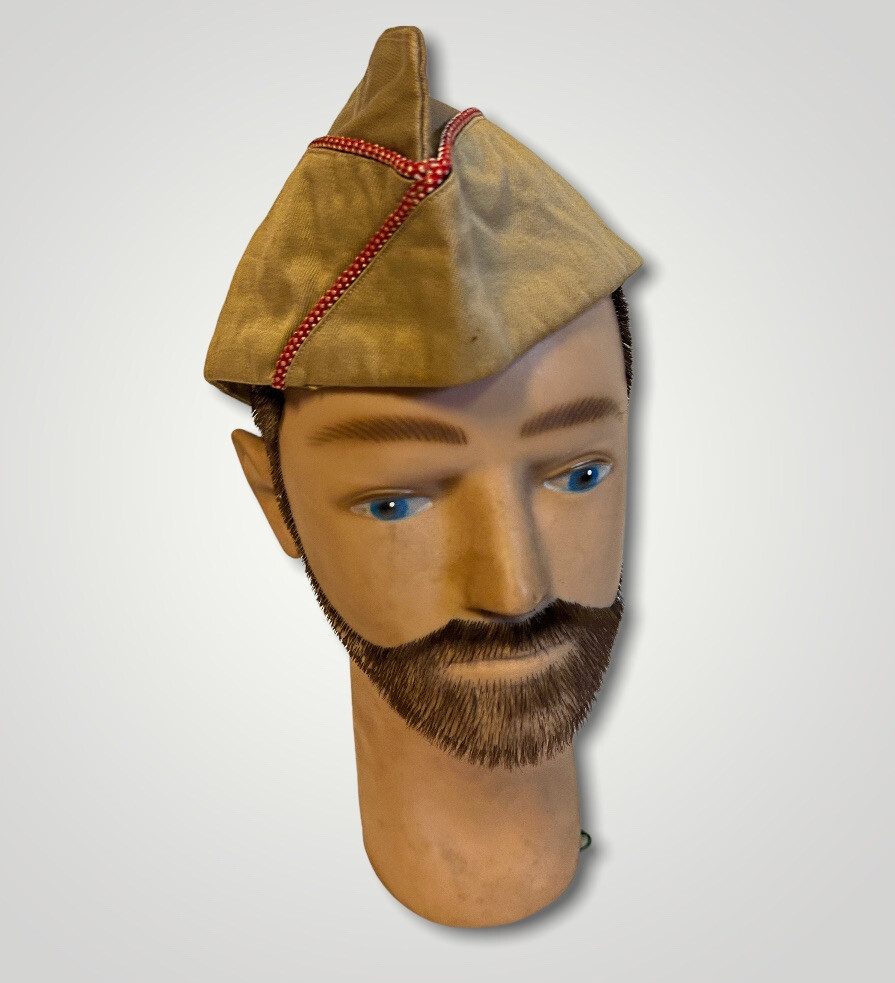 WW2 US Military Garrison Cap Hat Khaki i