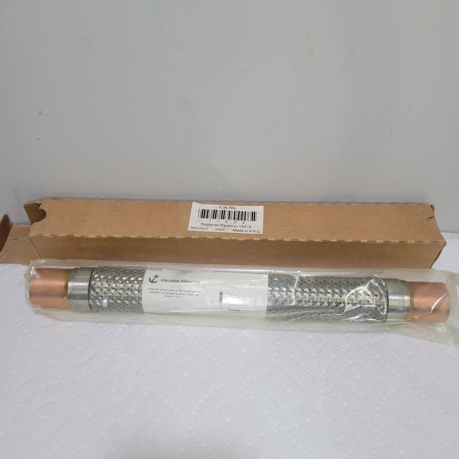 IRP 118VS Vibration Absorber 1-1/8" OD Copper Tubing 365-0007