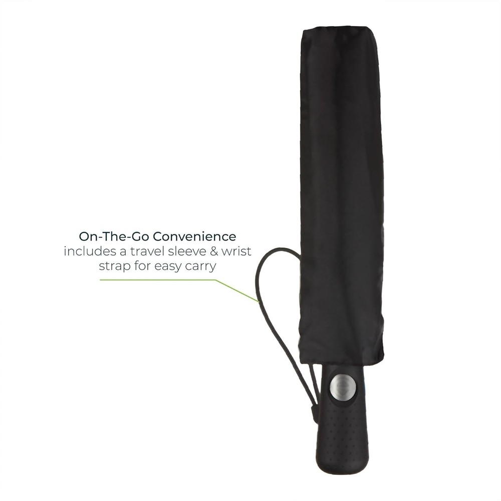 Large Compact Windproof Golf Umbrella for Rain Oversized Auto Open Close