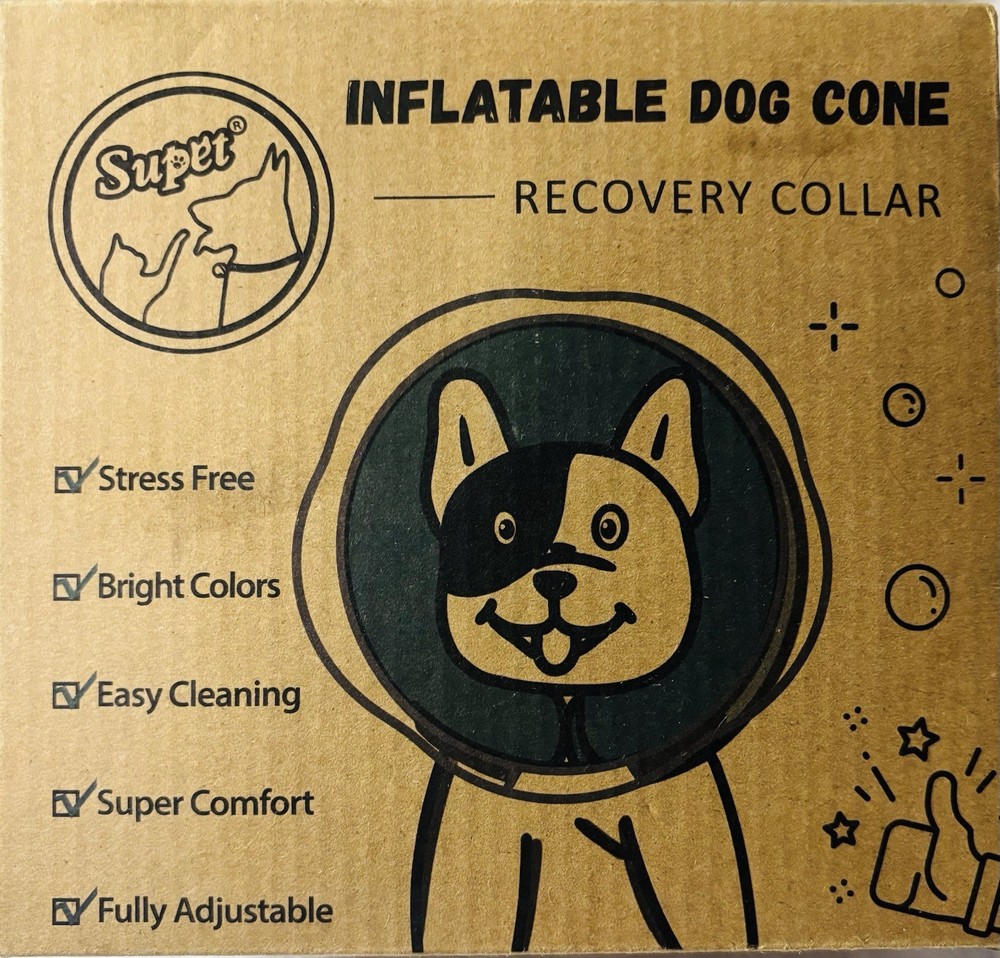 Inflatable Dog Cone Collar