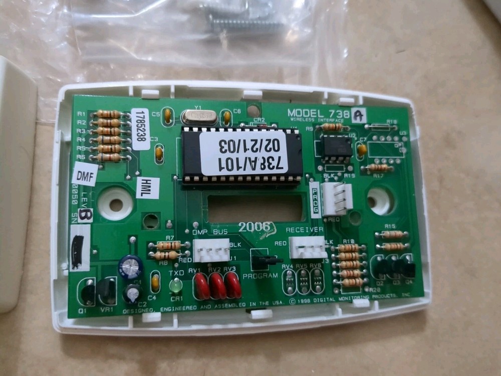 DMP 738A 32 Zone Ademco 5800 Wireless Interface Module For DMP Security Panel