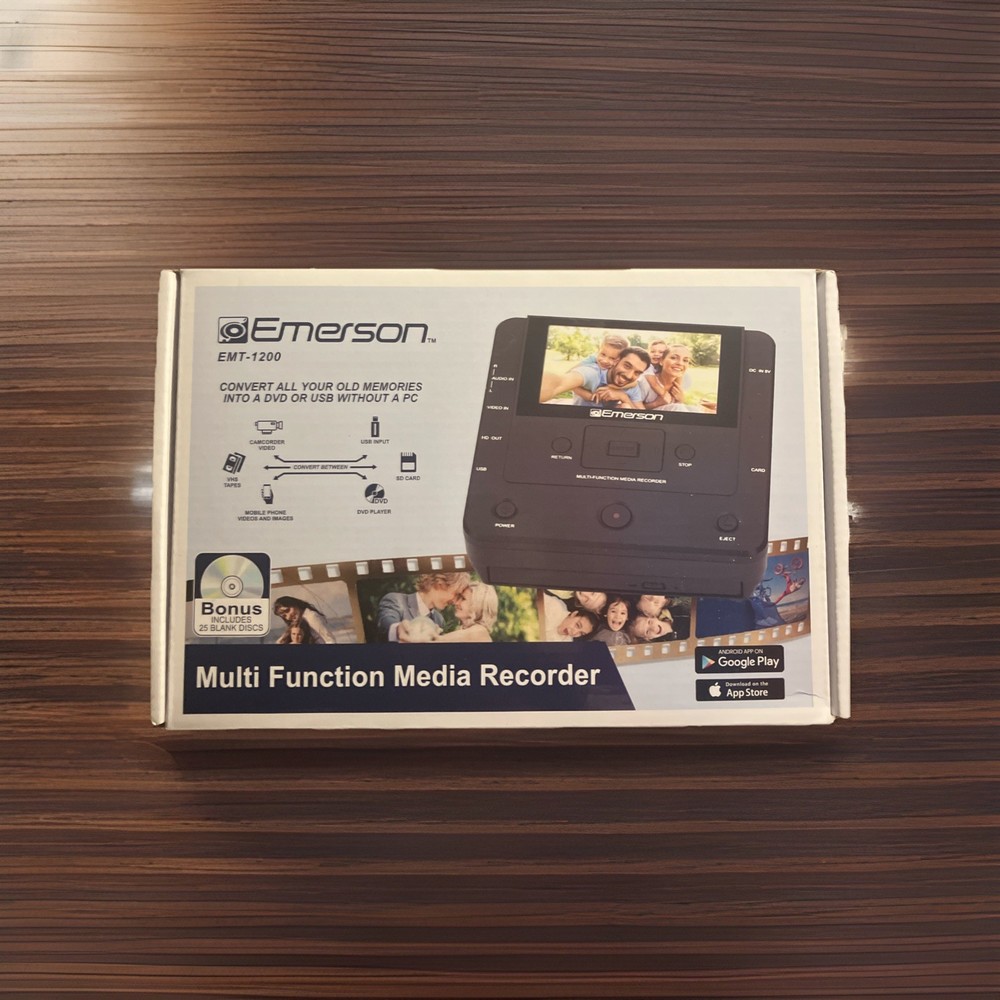 Emerson EMT-1200 Multi Function Media Recorder New In Box
