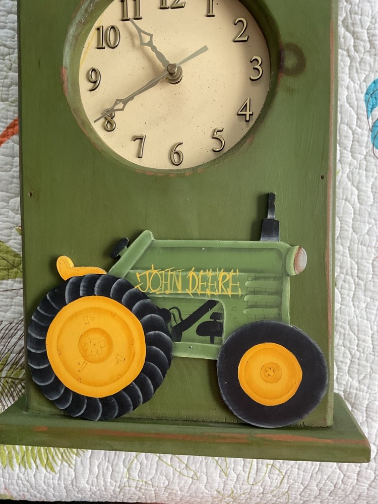 John Deere Handmade Wooden Clock!