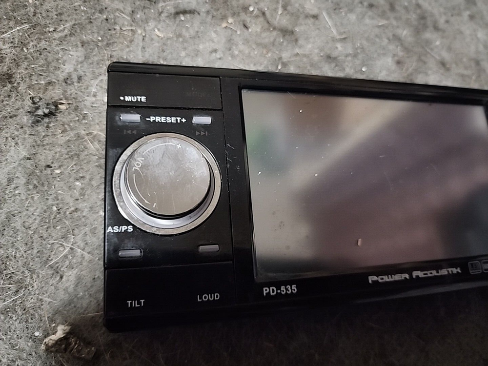 power acoustik PD-535 only faceplate tested