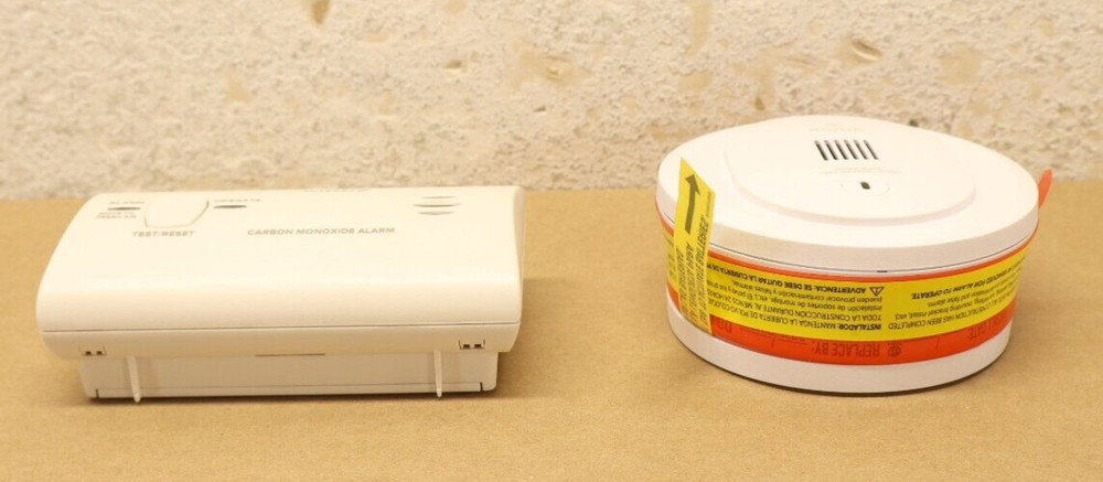 Kidde 4" Smoke Detector 10SDR & Carbon Monoxide KN-COB-LP2 2-Pack combo