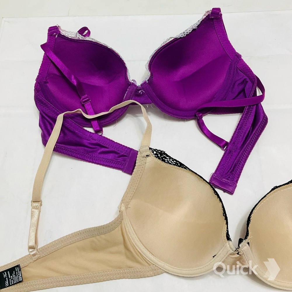 32B - NWT 3 pc Polka Dots Mesh Contour Bras