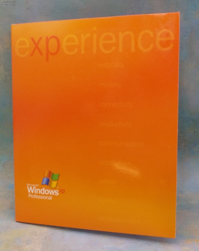 Microsoft Windows XP Professional (2002 Version, Complete Retail Package, W Key