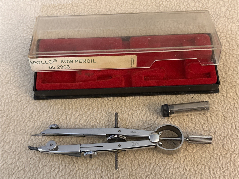 Vintage K&E 55 2903 Apollo Bow Pencil Compass Germany