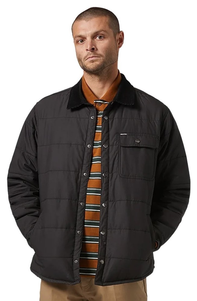 Brixton Cass Puffer Jacket - Black / Black - New