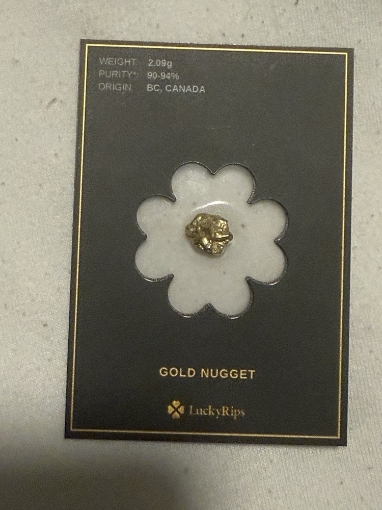 2.09g Nugget 90-94 % Pure