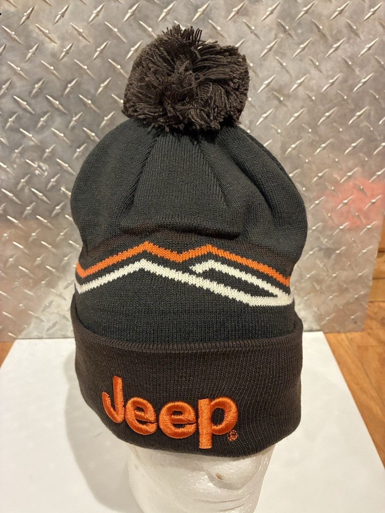 JEEP  BEANIE CAP/HAT BROWN